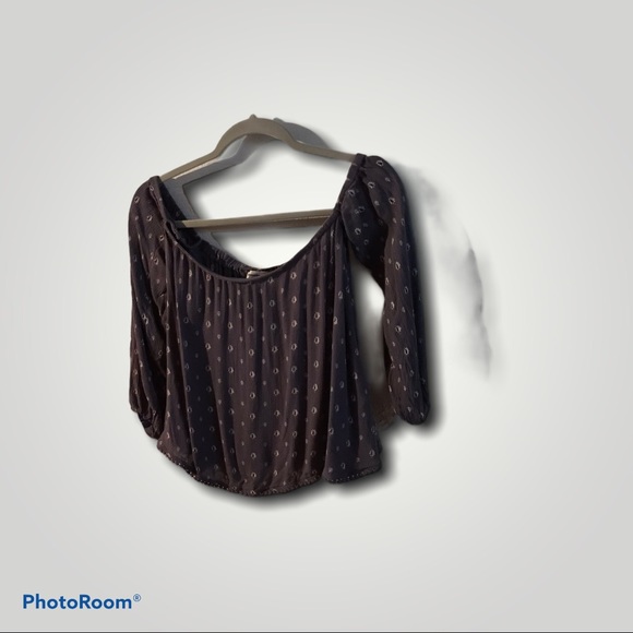 Abercrombie Off-the-Shoulder Sleeve Blouse - S - Picture 1 of 2